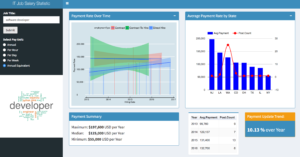 IT Jobs Payment Statistic - Dashboard