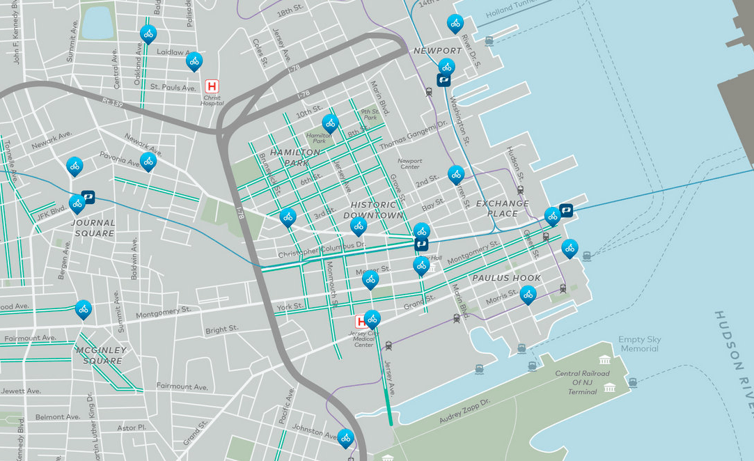 Citi Bike Data Visual Analysis of Jersey City in Sept, 2017